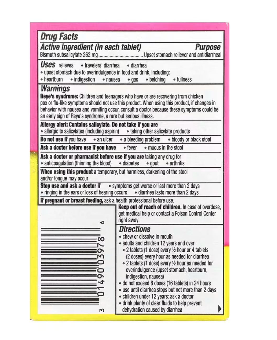 Pepto Bismol, Chewables, Cherry, 30 Chewable Tablets