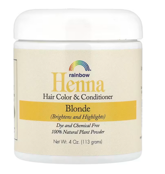 Rainbow Research, Henna, Hair Color and Conditioner, Blonde, 4 oz (113 g)