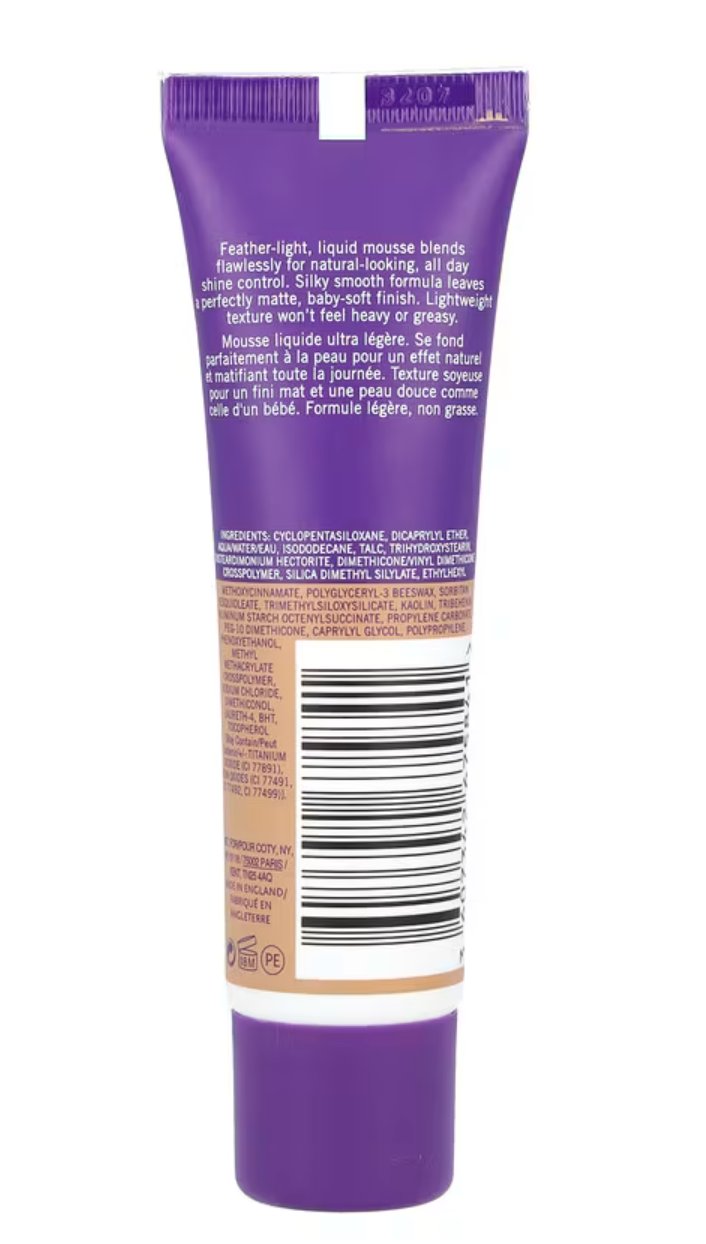 Rimmel London, Stay Matte, Full Coverage Mattifying Foundation, 400 Natural Beige, 1 fl oz (30 ml)