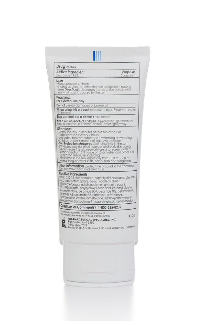Vanicream Facial Moisturizer with SPF 30 - Mineral Sunscreen - 2.5fl oz