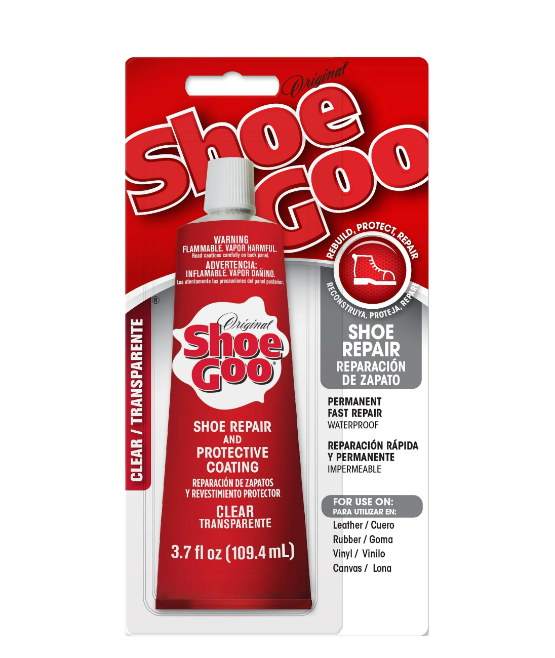 Shoe GOO Shoe Repair kit Waterproof Shoe Adhesive Glue Boot Repair 110ml Clear