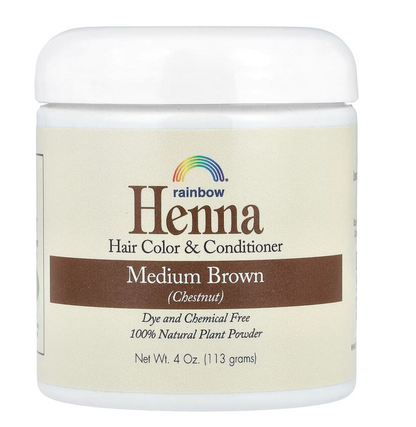 Rainbow Research, Henna, Hair Color & Conditioner, Medium Brown (Chestnut), 4 oz (113 g)
