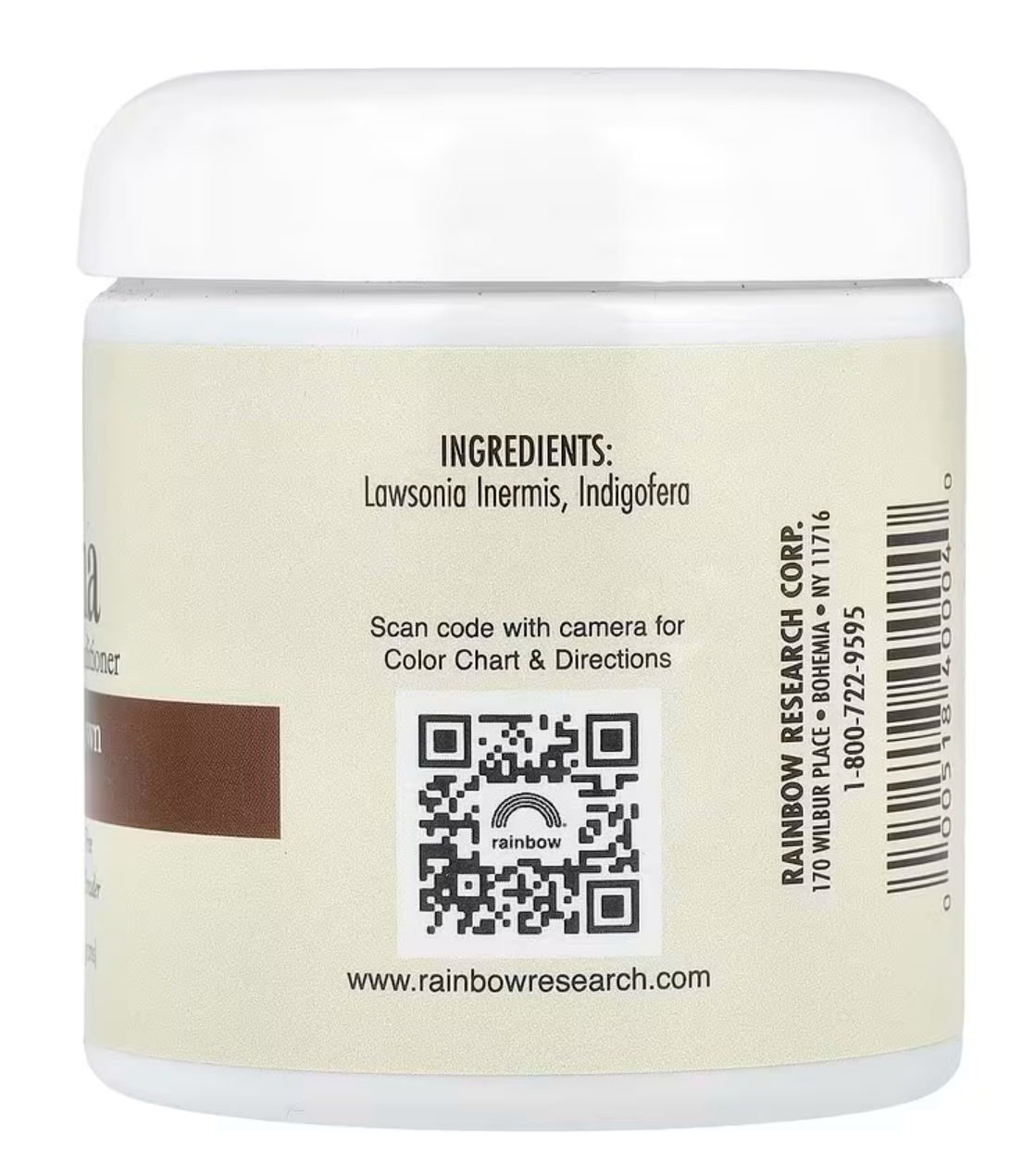 Rainbow Research, Henna, Hair Color & Conditioner, Medium Brown (Chestnut), 4 oz (113 g)