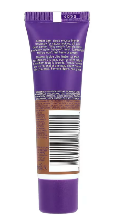 Rimmel London, Stay Matte, Full Coverage Mattifying Foundation, 506 Deep Noisette, 1 fl oz (30 ml)