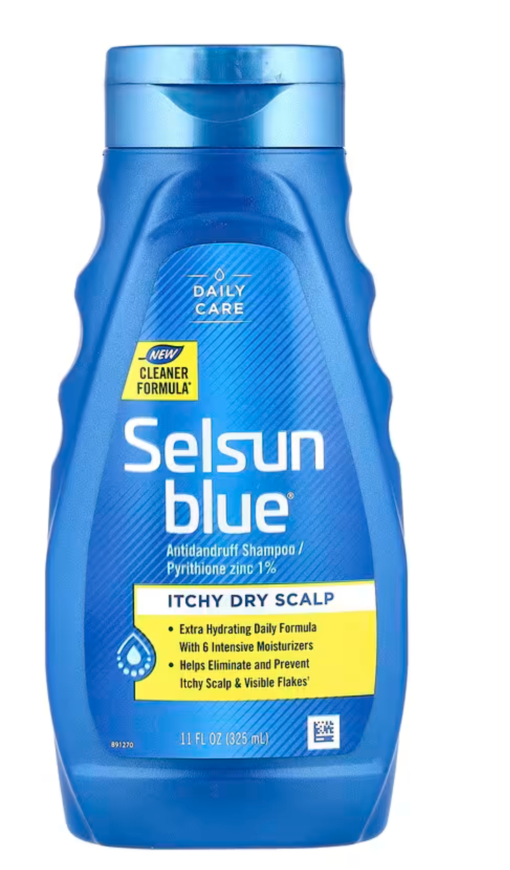 Selsun Blue Anti-Dandruff Shampoo Itchy Dry Scalp 11 fl oz (325 ml)