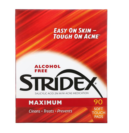 Stridex, Single-Step Acne Control, Maximum, 90 Soft Touch Pads