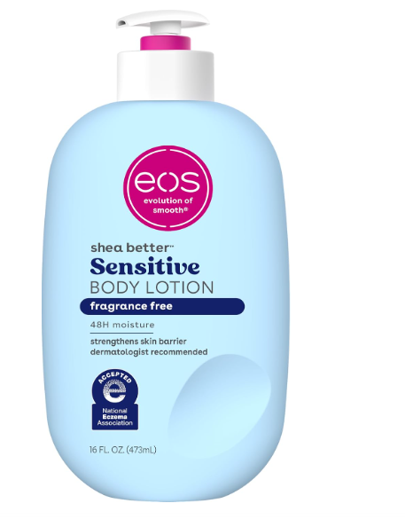 eos Shea Better Sensitive Body Lotion Fragrance Free 16 fl oz