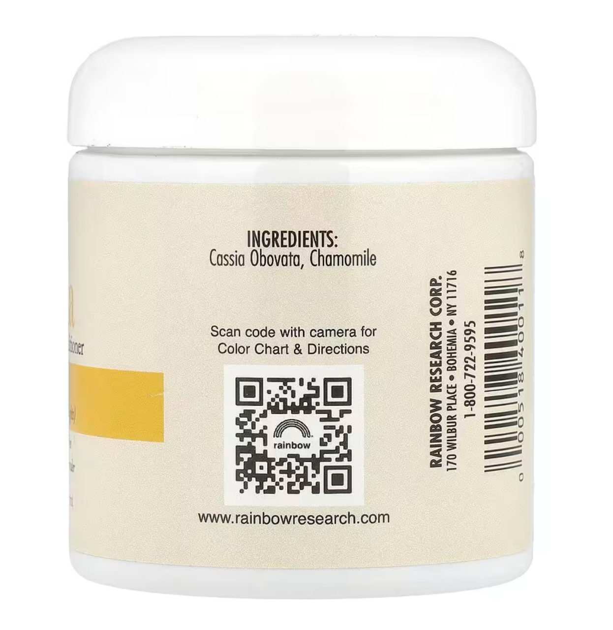 Rainbow Research, Henna, Hair Color and Conditioner, Blonde, 4 oz (113 g)