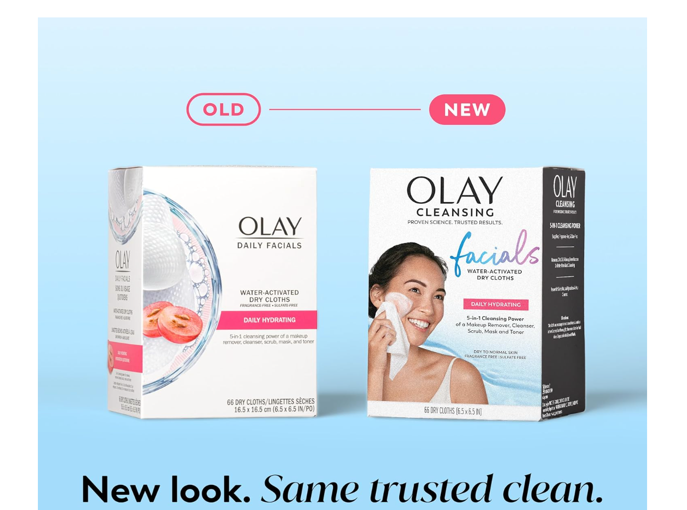Olay Daily Facials Makeup Removing Cleansing Cloths – 66 Count