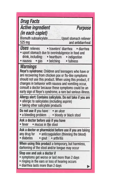 Pepto Bismol, Pepto Bismol® Ultra, 24 Caplets