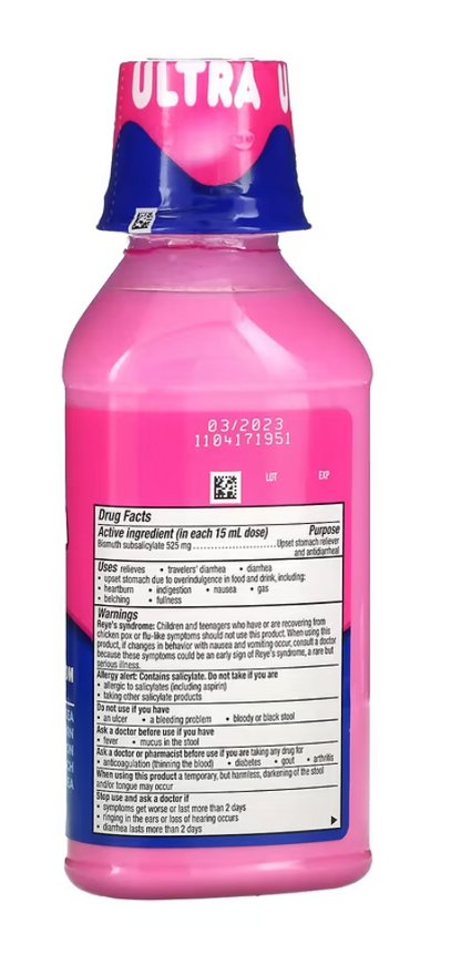 Pepto Bismol 12 oz 354ml Ultra Liquid PEPTO ULTRA