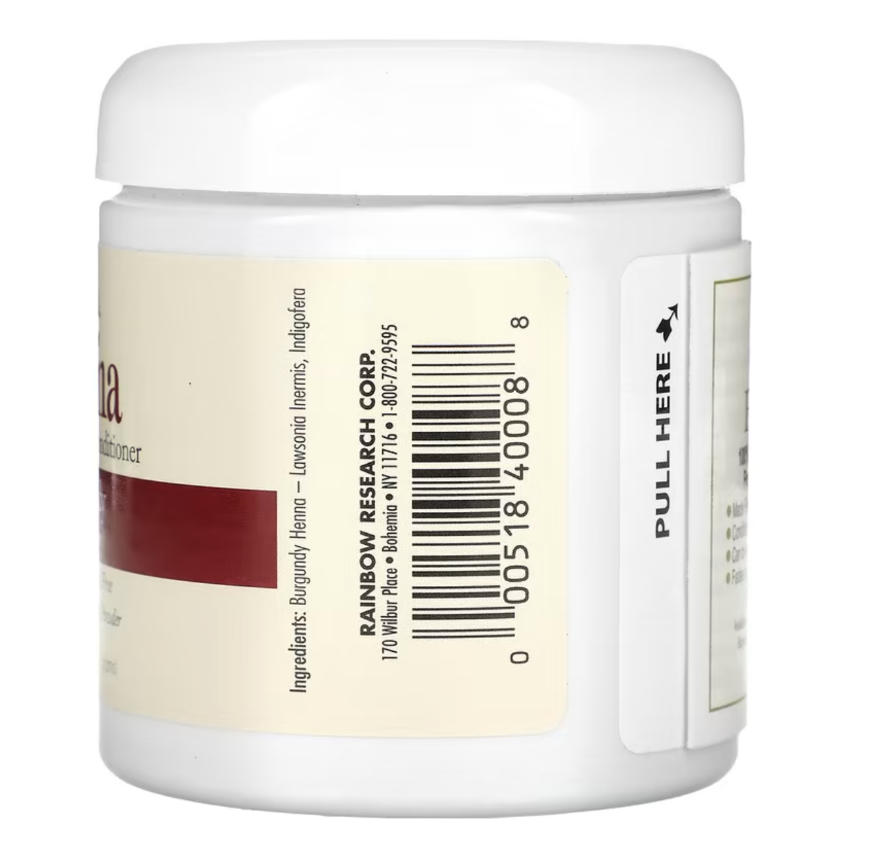 Rainbow Research, Henna, Hair Color and Conditioner, Burgundy (Dark Auburn), 4 oz (113 g)